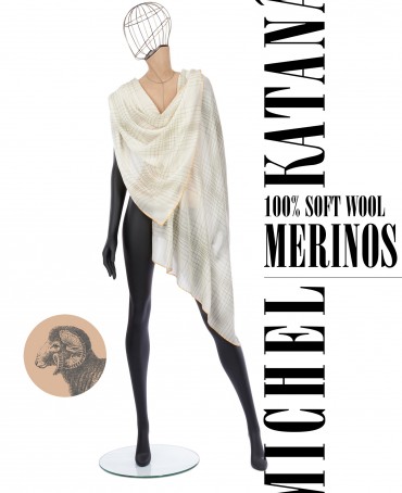 Палантин Унисекс Tq.W40_24DMW-7.1/CREAM